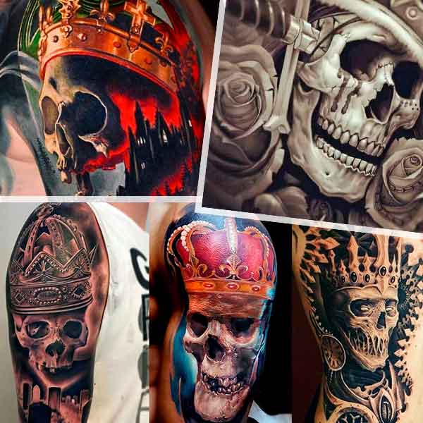 Значение татуировки черепа с короной